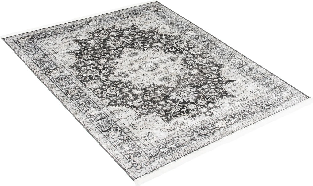 TA Koberec Isphahan 84486/698 Antracit/Silv Rozmer: 80x220 cm