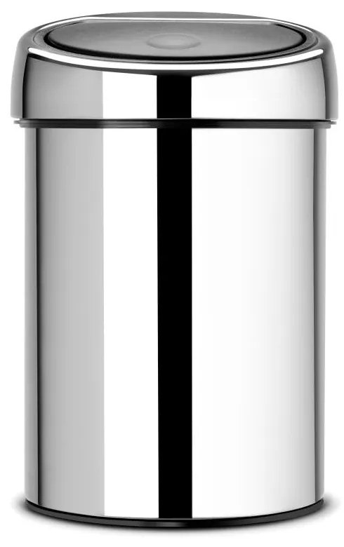 Dotykový oceľový odpadkový kôš v lesklo striebornej farbe 3 l Touch Bin – Brabantia
