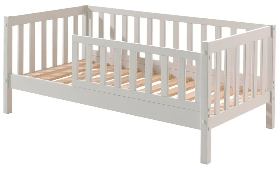 Biela detská posteľ Vipack Junior, 70 x 140 cm