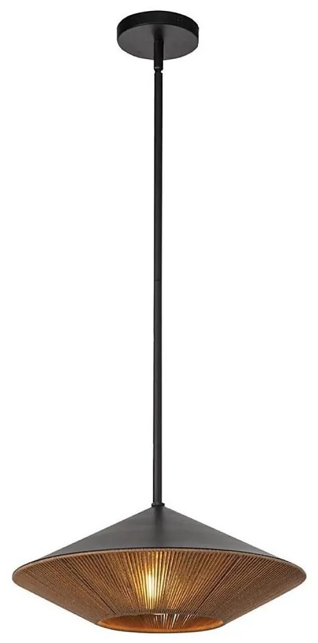 Alora Mood ALM-DAPHNE-P-L-MB - Luster na tyči DAPHNE 1xE27/60W/230V pr. 38,1 cm