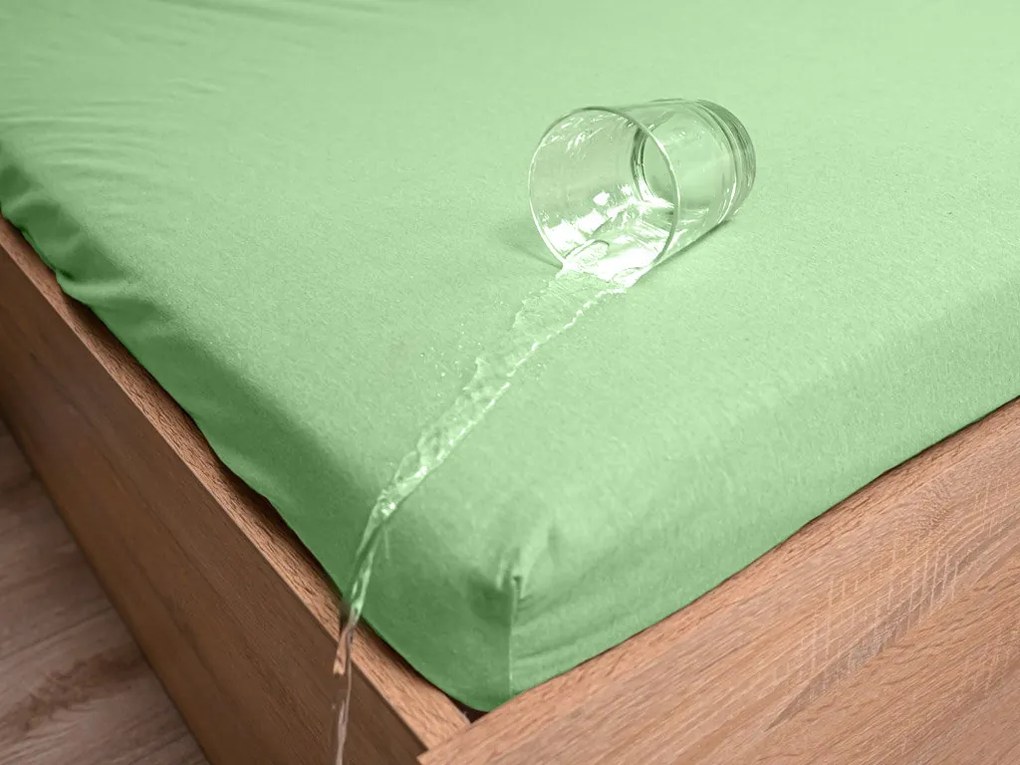 Nepriepustná plachta JERSEY 70x140 cm, zelená