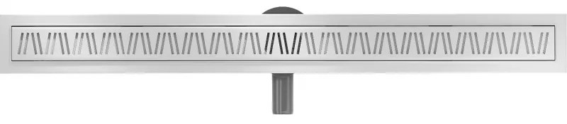 Mexen Flat 360 ° M22 rotačný lineárny odtok 100 cm chróm - 1029 100-40