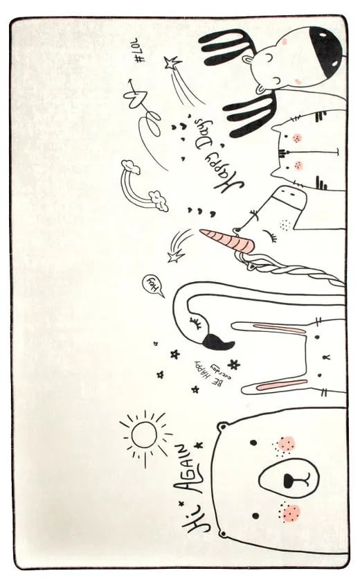 Detský koberec Be Happy, 100 × 160 cm