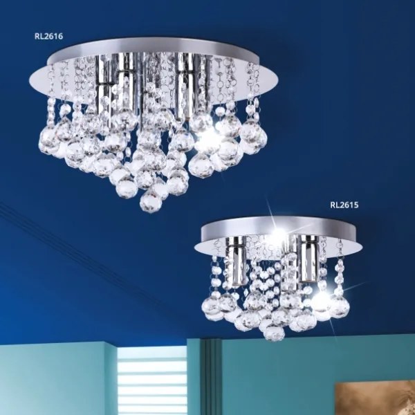 Rabalux 2616 - Stropné svietidlo CORINNA 5xE14/40W/230V