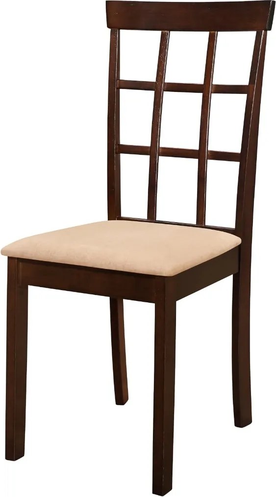 Masívna jedálenská stolička HELENA, antický dub/krémová