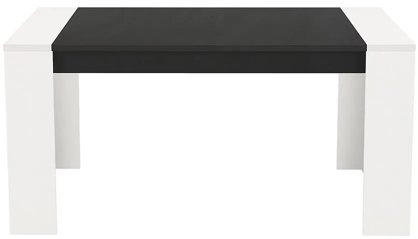 Stôl Cremona TS 155x90 biely/čierna 11008805