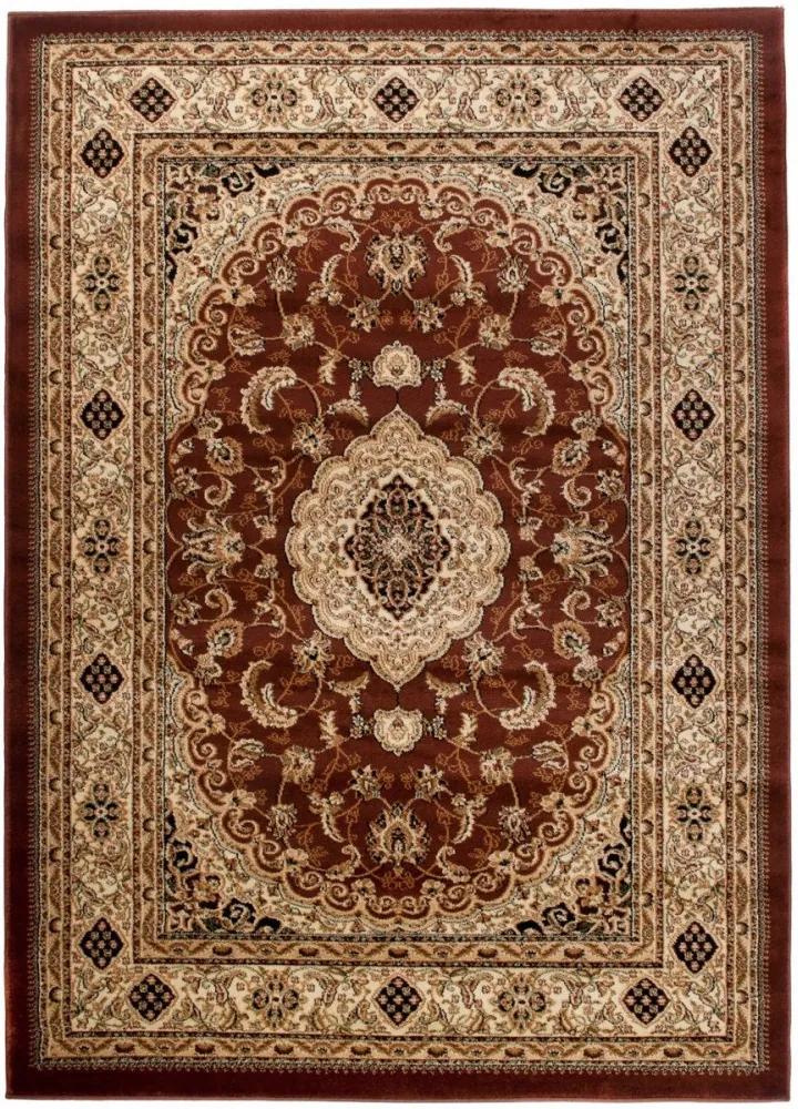 Kusový koberec klasický vzor 8 hnedý 60x100, Velikosti 60x100cm