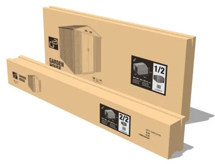 G21 Záhradný domček G21 GAH 1085 - 340 x 319 cm, zelený