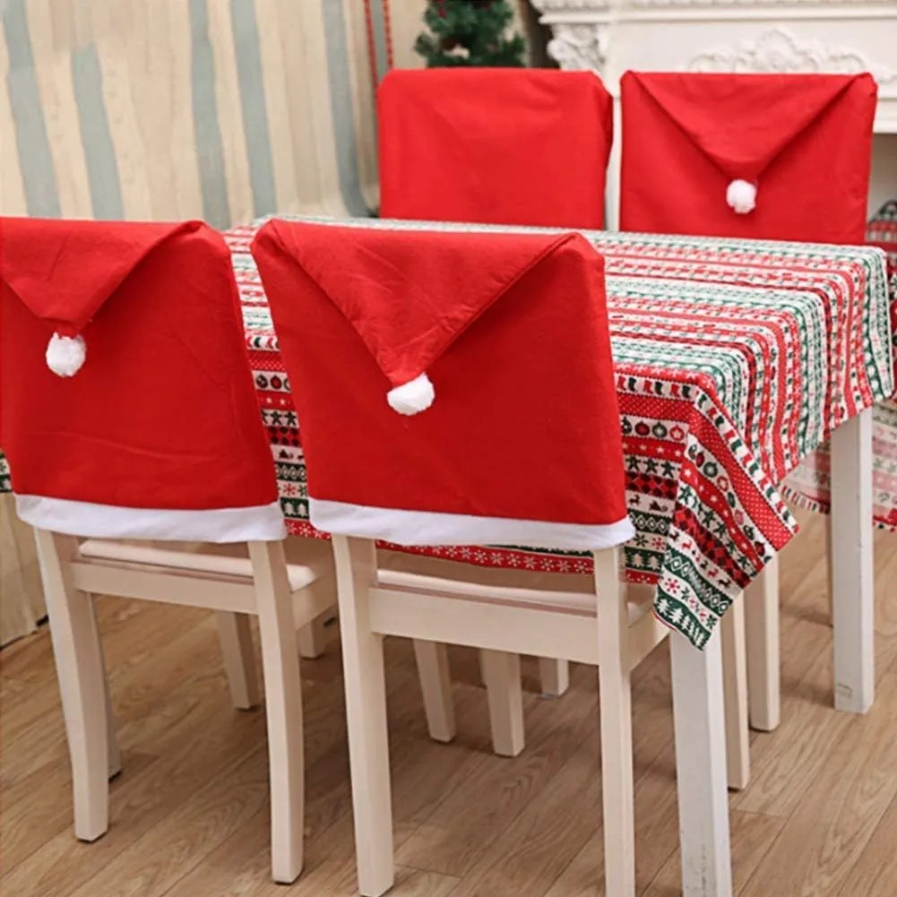 Tutumi Tutumi, poťah na stoličku Santa čiapka 6 ks 380667A, CHR-00004