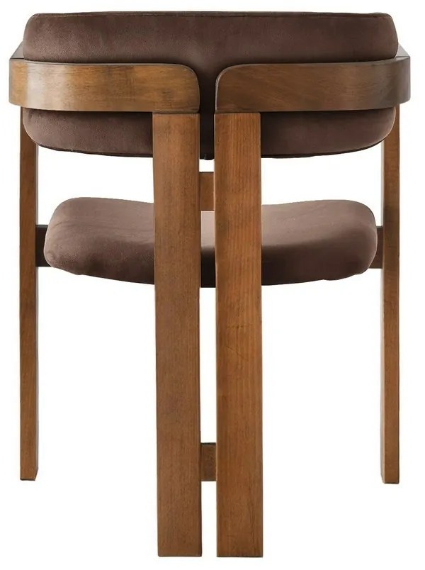 Jedálenská stolička CO Dark Brown and Walnut