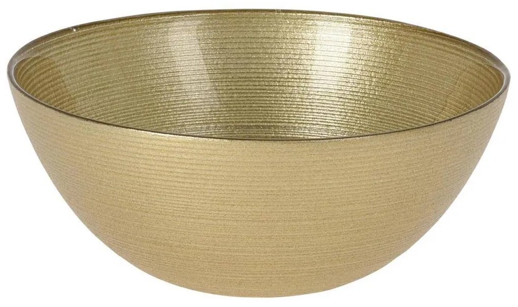 Sklenená misa Golden (fi) 15 cm