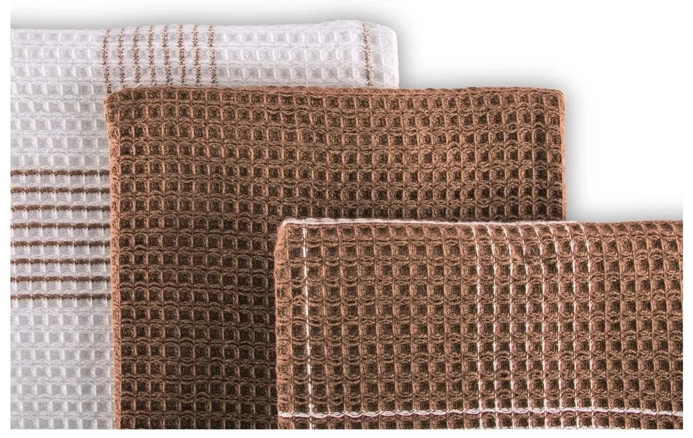 Utierky v súprave 3 ks 50x76 cm Duo Waffle – ZicZac