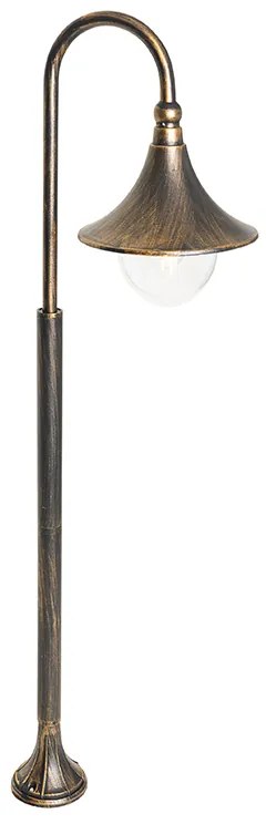 Klasická vonkajšia lampa starožitné zlato 100 cm IP44 - Daphne