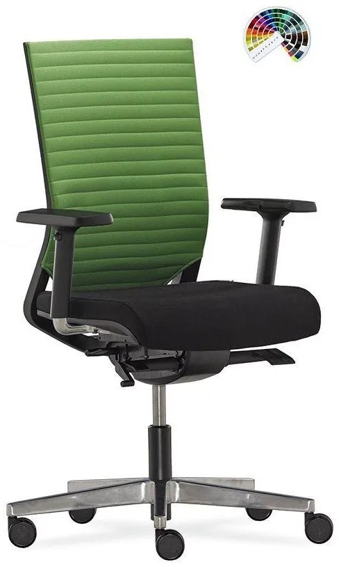 RIM Kancelárska stolička EASY PRO EP 1205 1207 L čalúnenie VALENCIA koženka