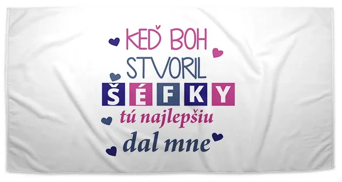 Sablio Uterák Keď Boh stvoril šéfky - 50x100 cm