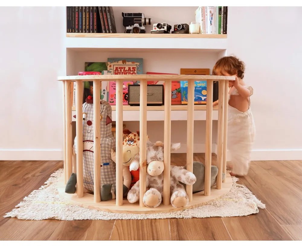 Biele/prírodné detské kresielko Montessori – Little Nice Things