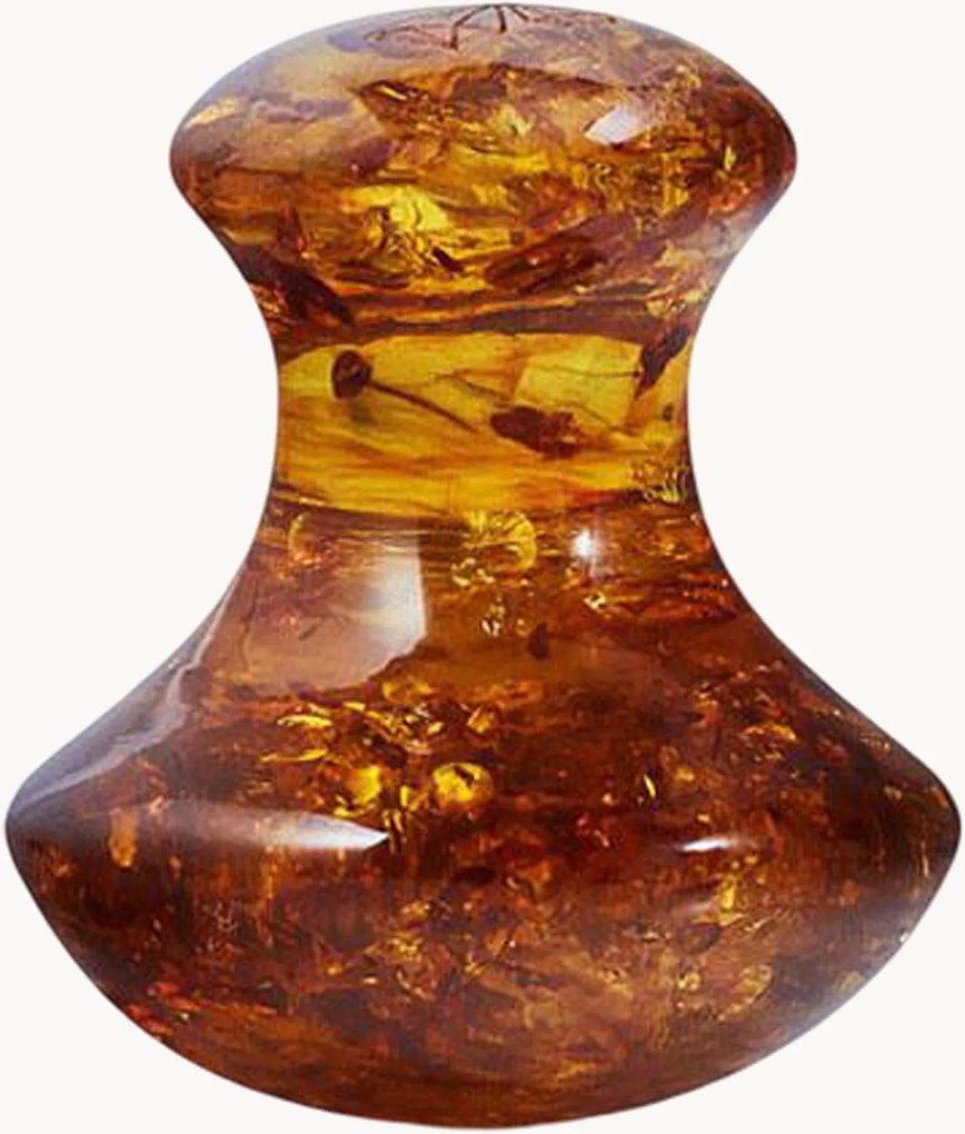 Gua Sha Amber Mushroom Crystallove