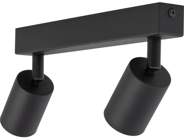 Bodové svietidlo NEX 2xGU10/10W/230V čierna