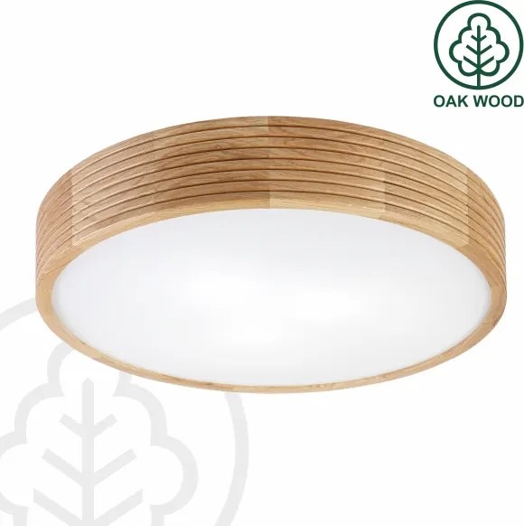 BRILAGI - LED stropné svietidlo CARVALHO MODERN 3xE27/60W/230V, priemer 47,5 cm, dub