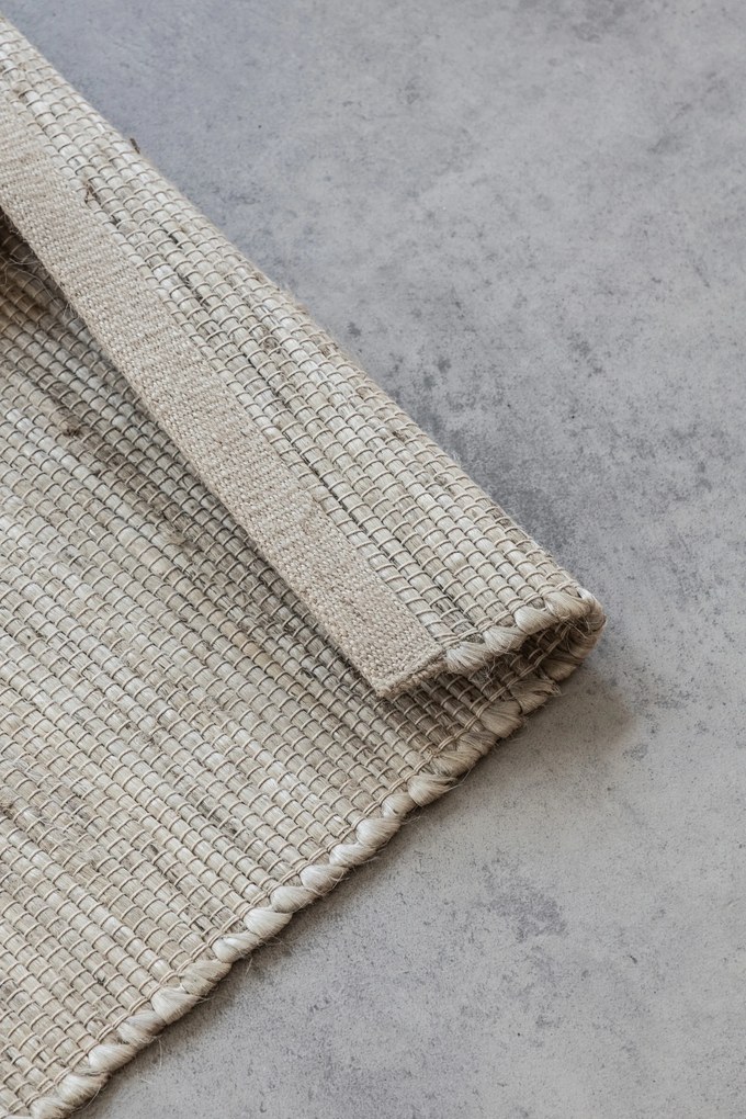 Hanse Home, Koberec behúň Handloom 105960 Dhaka Ivory White, 80x200, biela, chodba / predsieň