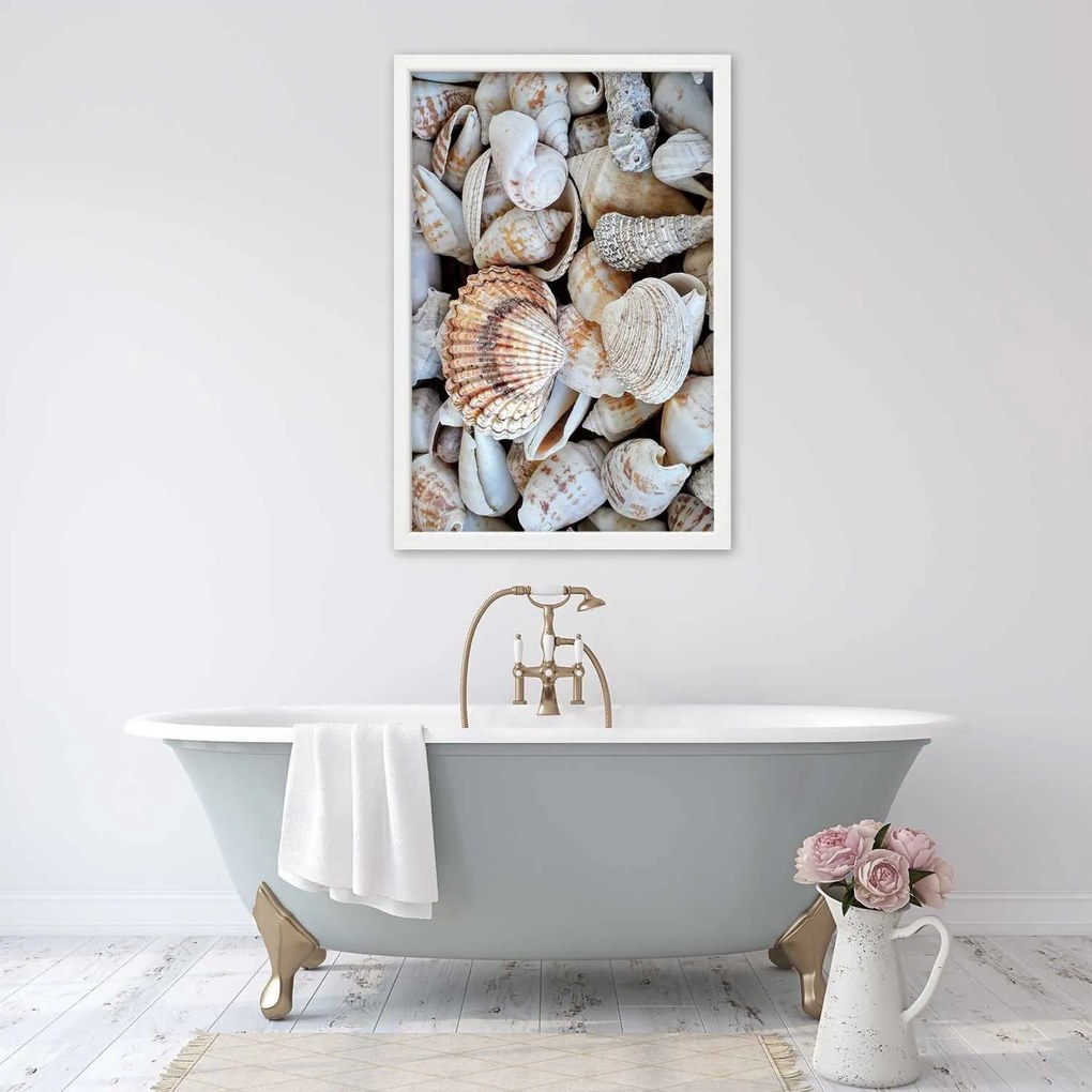 Gario Plagát Detailný záber na mušle Farba rámu: Bez rámu, Rozmery: 40 x 60 cm