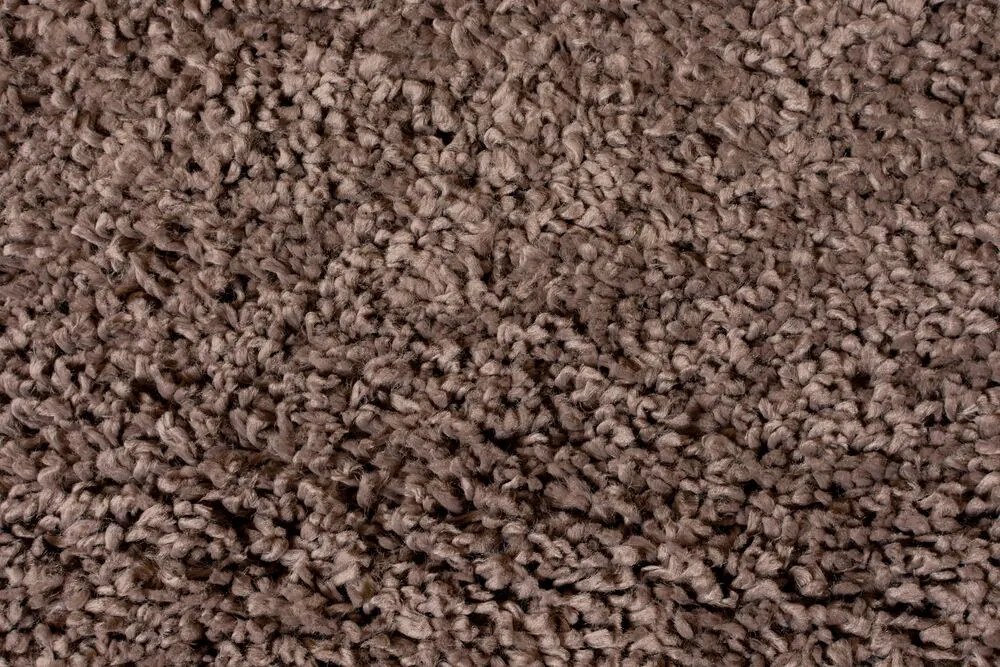 Flair Rugs koberce AKCE: 133x133 (průměr) kruh cm Kusový koberec Brilliance Sparks Light-brown kruh - 133x133 (průměr) kruh cm