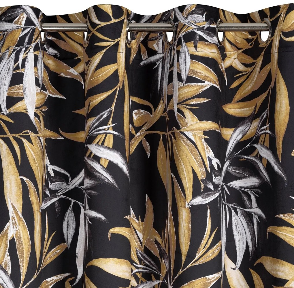 ZATEMŇOVACÍ ZÁVES NA KRÚŽKOCH PIERRE CARDIN ZOJA 140X250 CM VZOROVANÁ