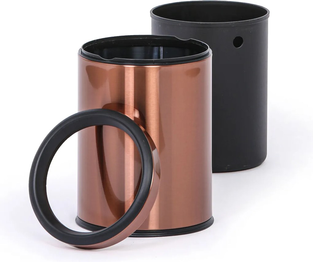 Odpadkový kôš 10 l, rosegold