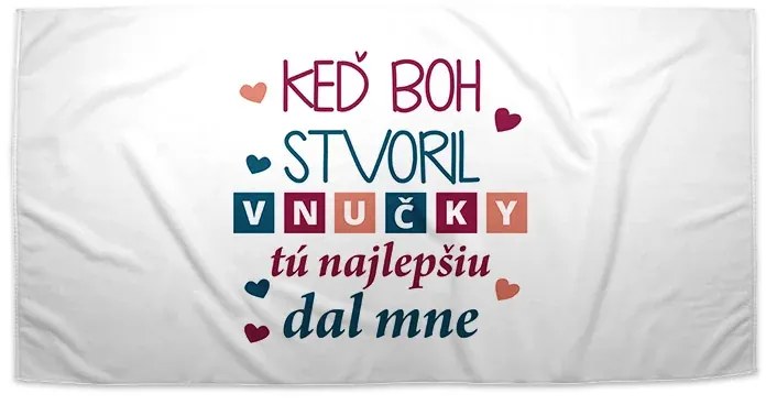 Sablio Uterák Keď Boh stvoril vnučky - 30x50 cm