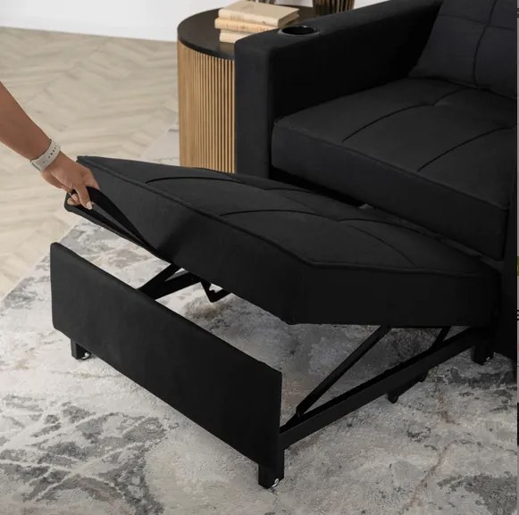 Kreslo JEREMY čierne