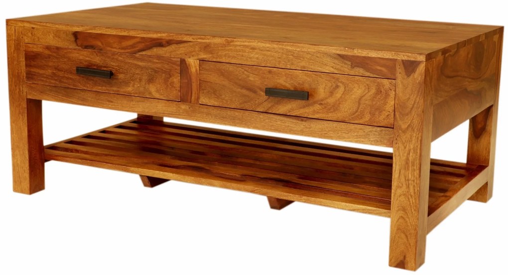 furniture-nabytek.cz - Konferenčný stolík drevený z masívu palisander 110x60x45