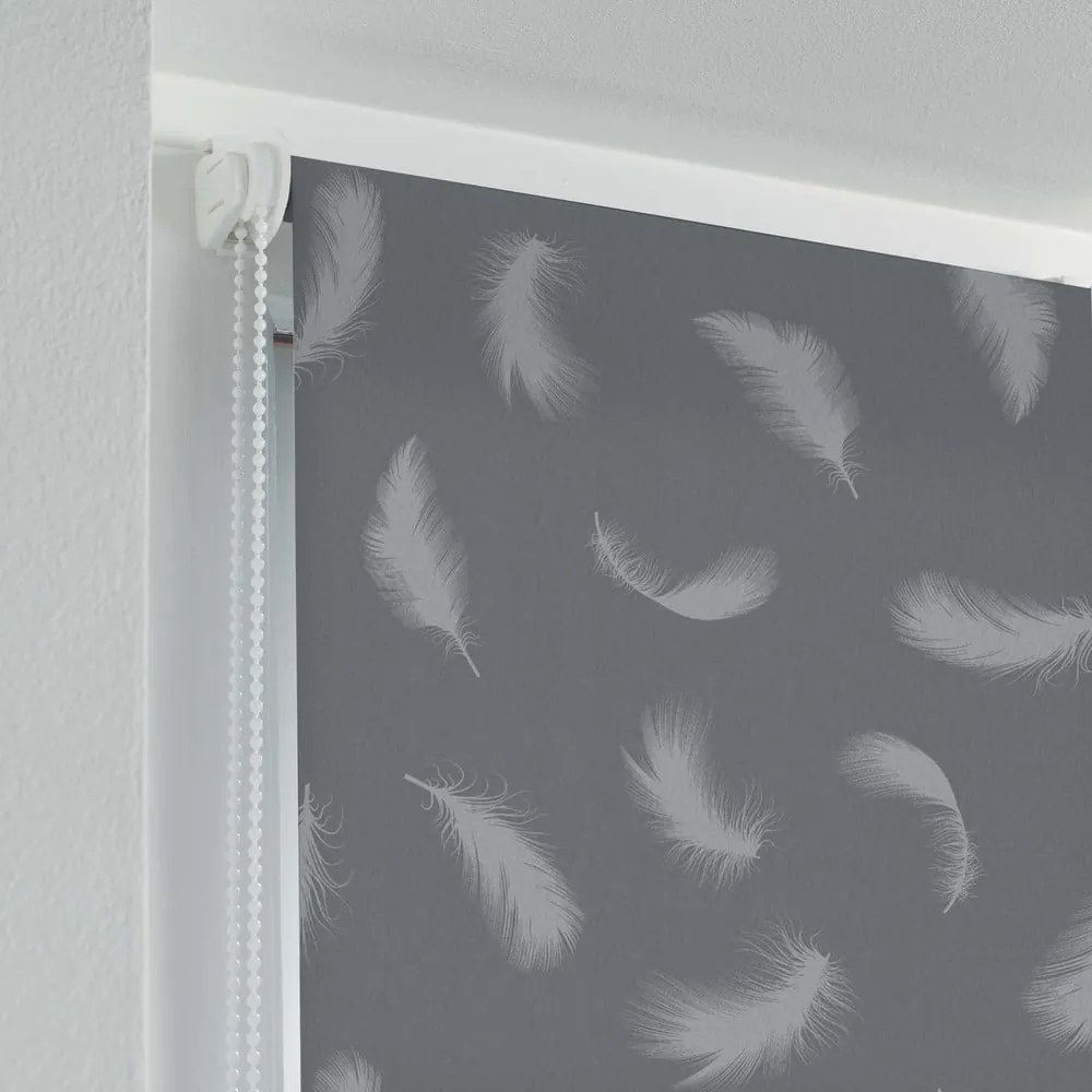 Sivá textilná roleta 60x90 cm Envolea – douceur d'intérieur