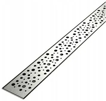 Rea Lineárny nerezový odtokový žľab 100 cm vzor Bubble, REA-G0407