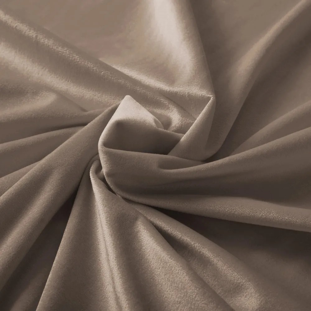 Biante Zamatový štvorcový obrus Velvet Prémium SVP-005 Svetlo hnedý 80x80 cm