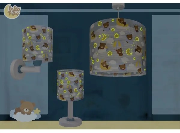Dalber 41571T - LED detská lampička BABY TEDDY 1xG4/4W/230V modrá