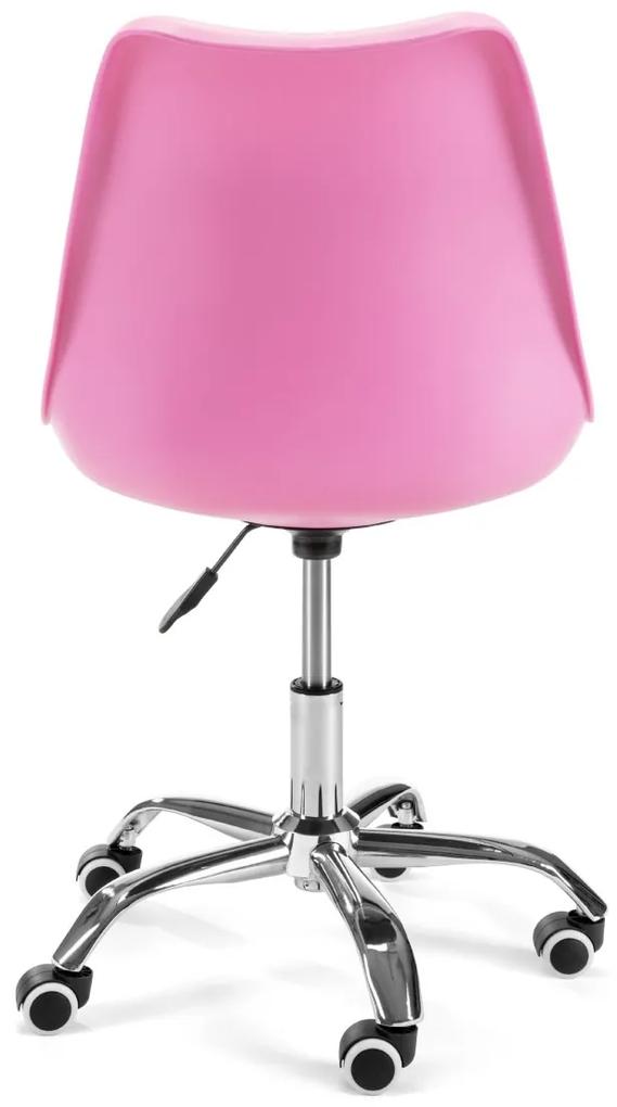 Otočná stolička FD005 ružová