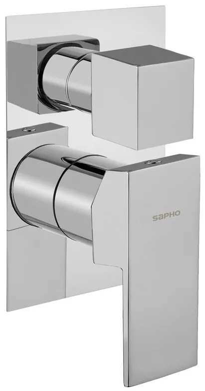 Sapho Sapho, LATUS podomietková sprchová batéria, 3 výstupy, chróm, 1102-77