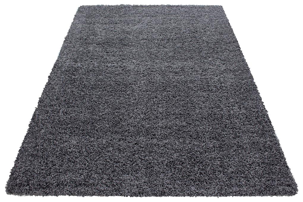 Ayyildiz koberce Kusový koberec Dream Shaggy 4000 grey - 65x130 cm