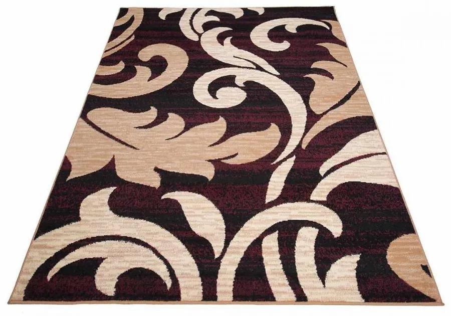 *Kusový koberec PP Lisa bordó 130x190cm