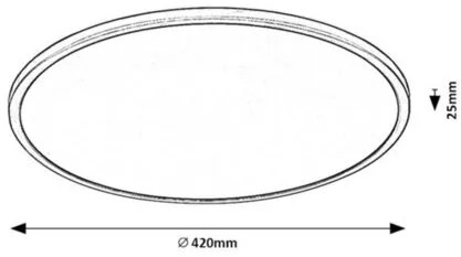 Rabalux EZIO LED stropné svietidlo 71157