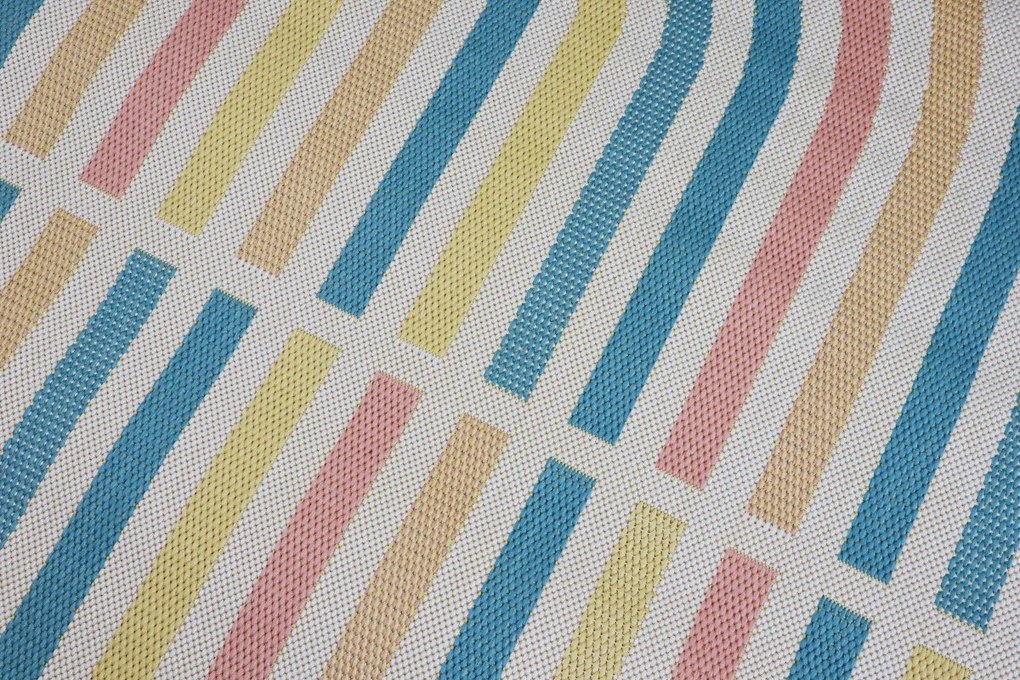 Balta, TRHÁK: Kusový koberec Star 17636-068 - na von aj na doma, 160x230 ovál, viacfarebná, chodba / predsieň