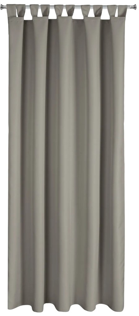 ZÁHRADNÝ VODEODOLNÝ ZÁVES NA PÚTKACH GARDEN 155X220 CM STRIEBORNÁ