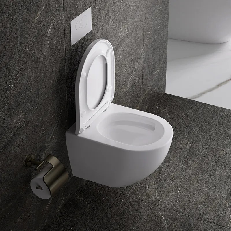 BPS-koupelny Závesná WC misa so SoftClose sedadlom HYD-4668, biela
