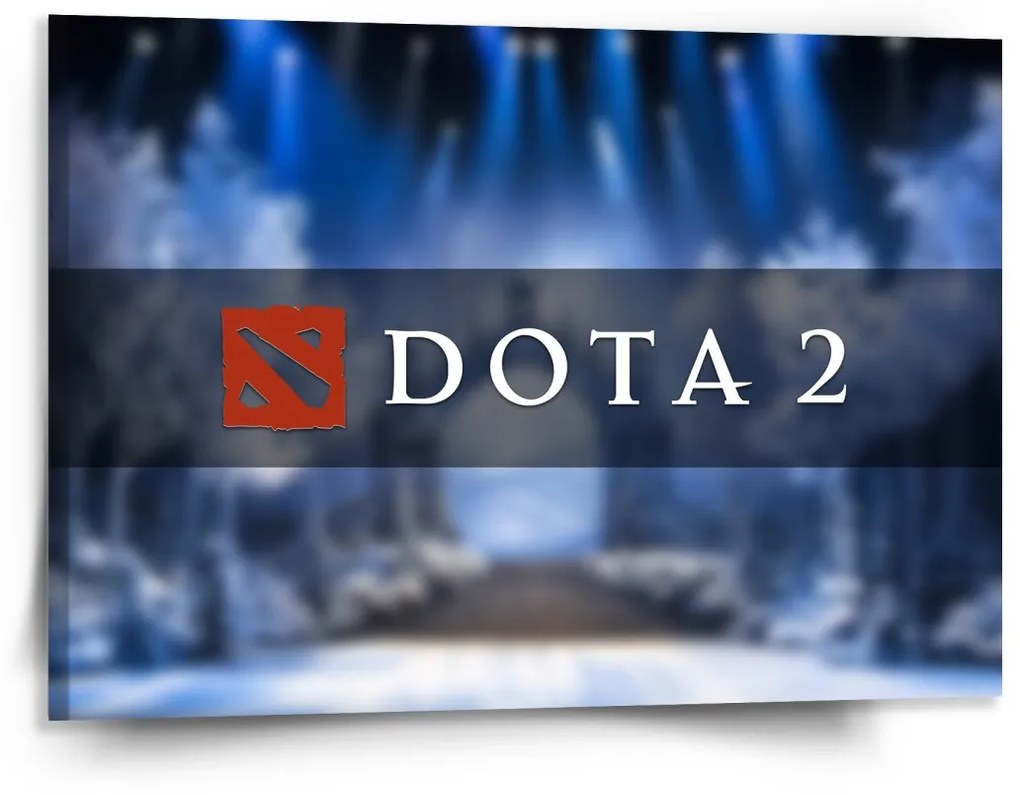 Sablio Obraz DOTA 2 Modrá - 150x110 cm