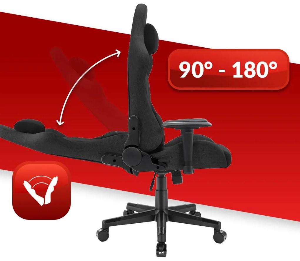 Herná stolička Hell's Chair HC-1006 Black