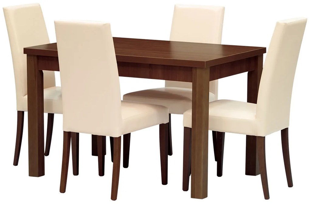 Stima stôl Udine Odtieň: Tmavo hnedá, Rozmer: 140 x 80 cm