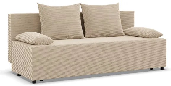 Dvojmiestna pohovka FERMO Poso rozkladacia, krémová