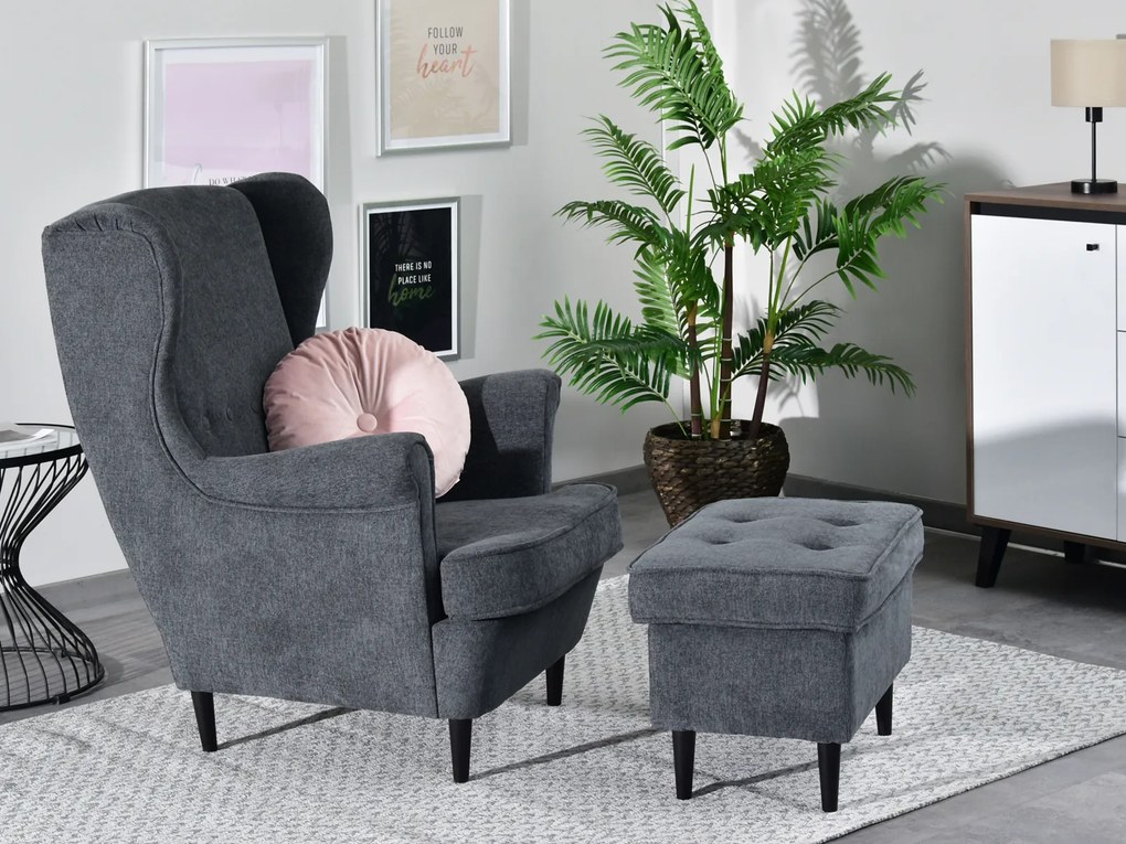Taburetka Muriera (grafitová). Akcia -15%. Vlastná spoľahlivá doprava až k Vám domov. 1136710