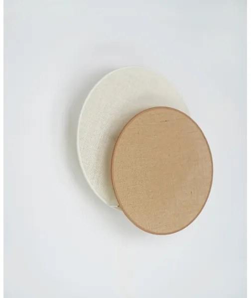 Brilagi - Nástenné svietidlo CIRCLES 1xE27/15W/230V 45x45 cm béžová/krémová