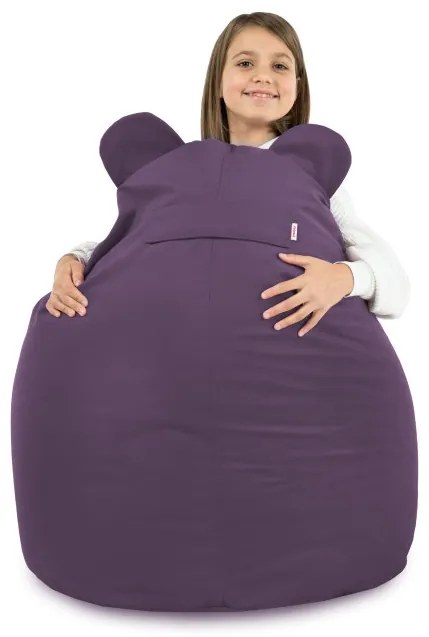 Kreslo pre deti Teddy fialové